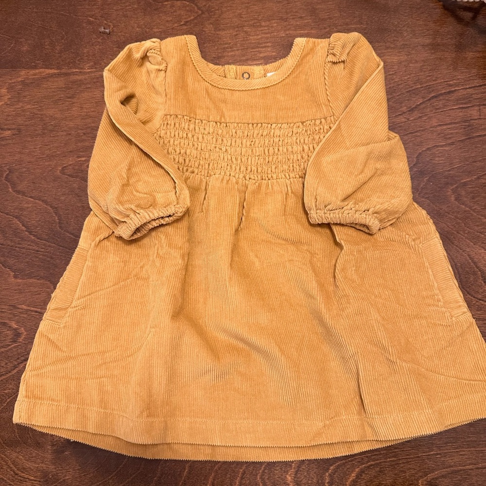 Adorable Mustard Corduroy Dress by Pehr